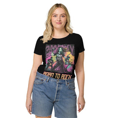 Born to rock women’s basic organic t-shirt - Beyond T-shirts