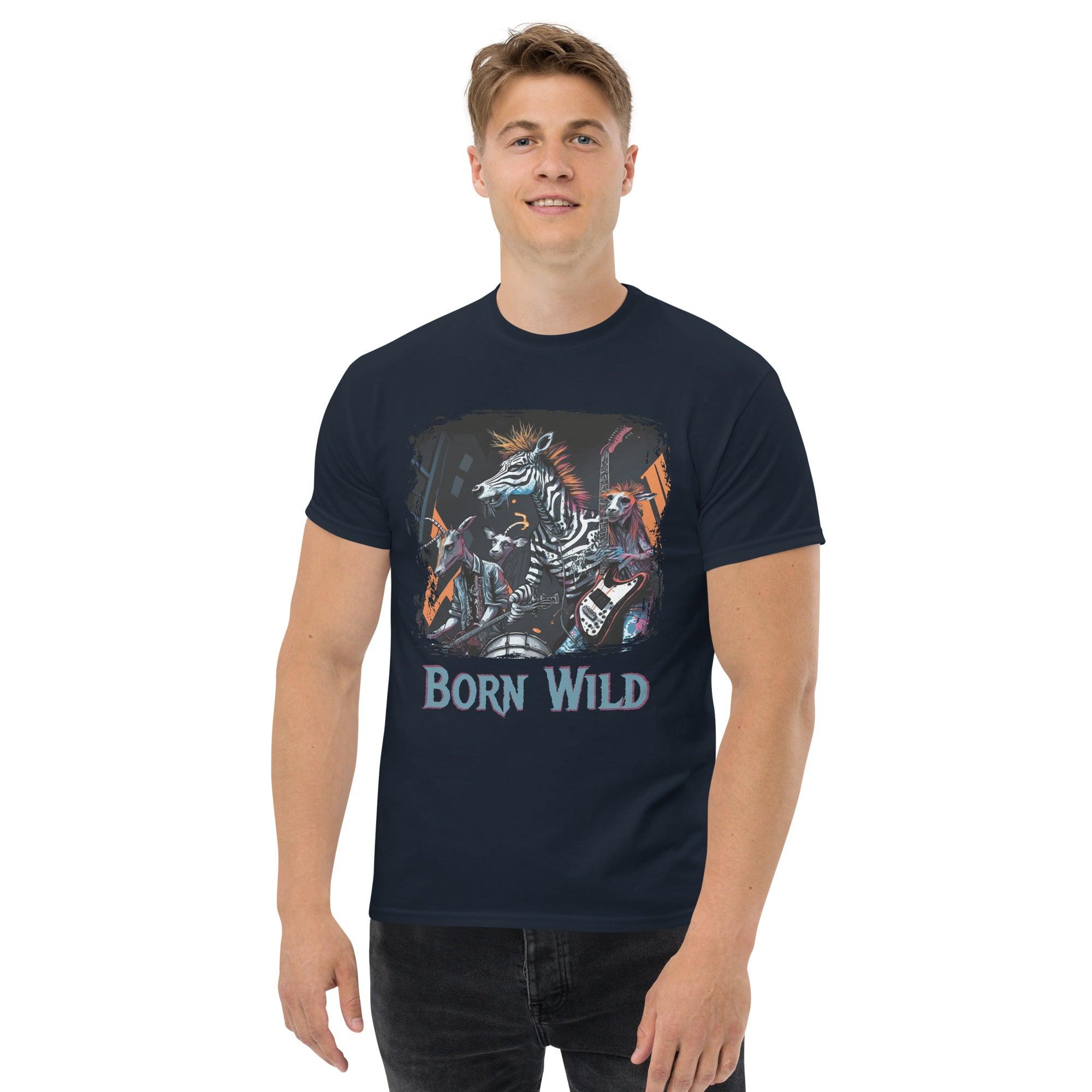 Born Wild Men's Classic Tee - Beyond T-shirts