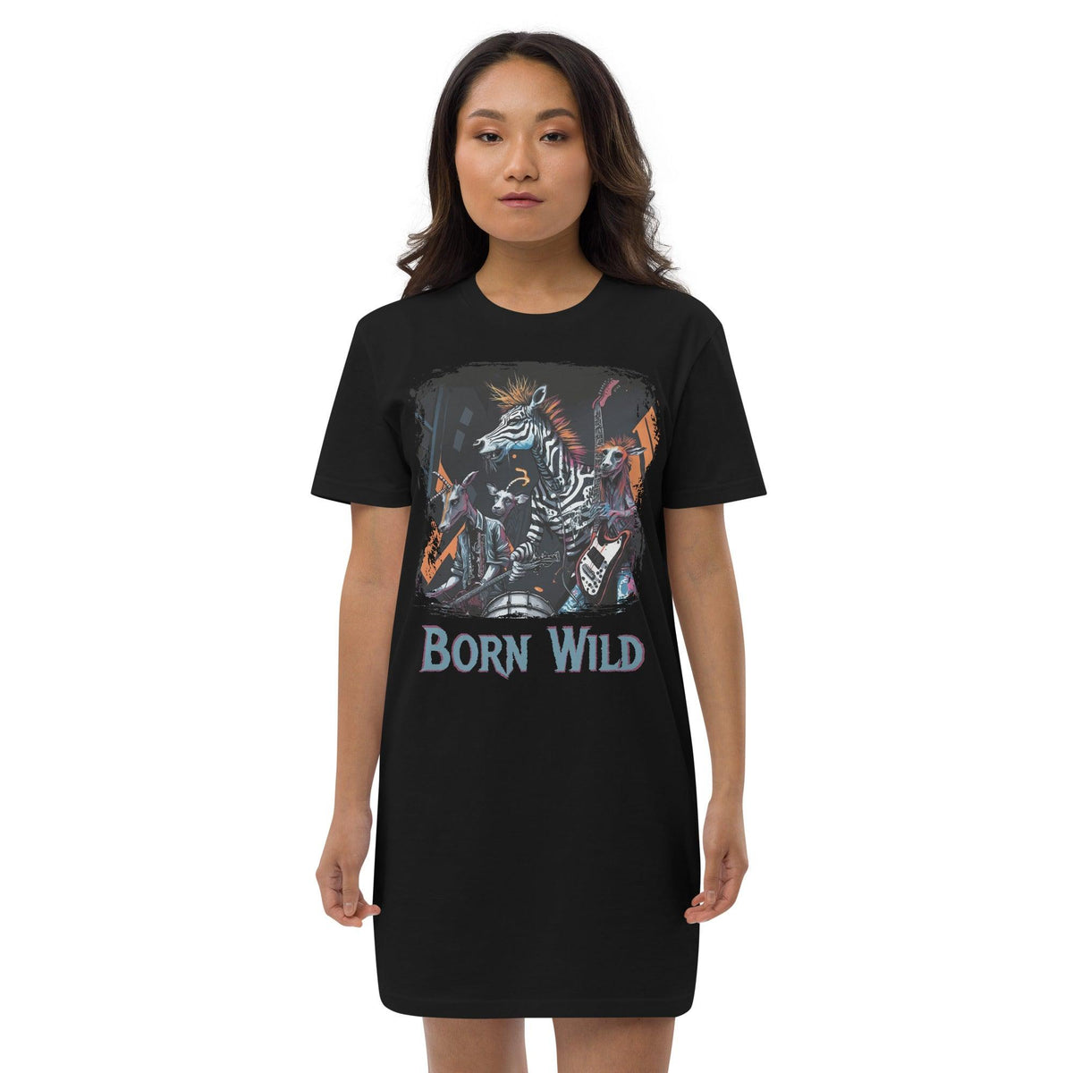 Born Wild Organic Cotton T-shirt Dress - Beyond T-shirts