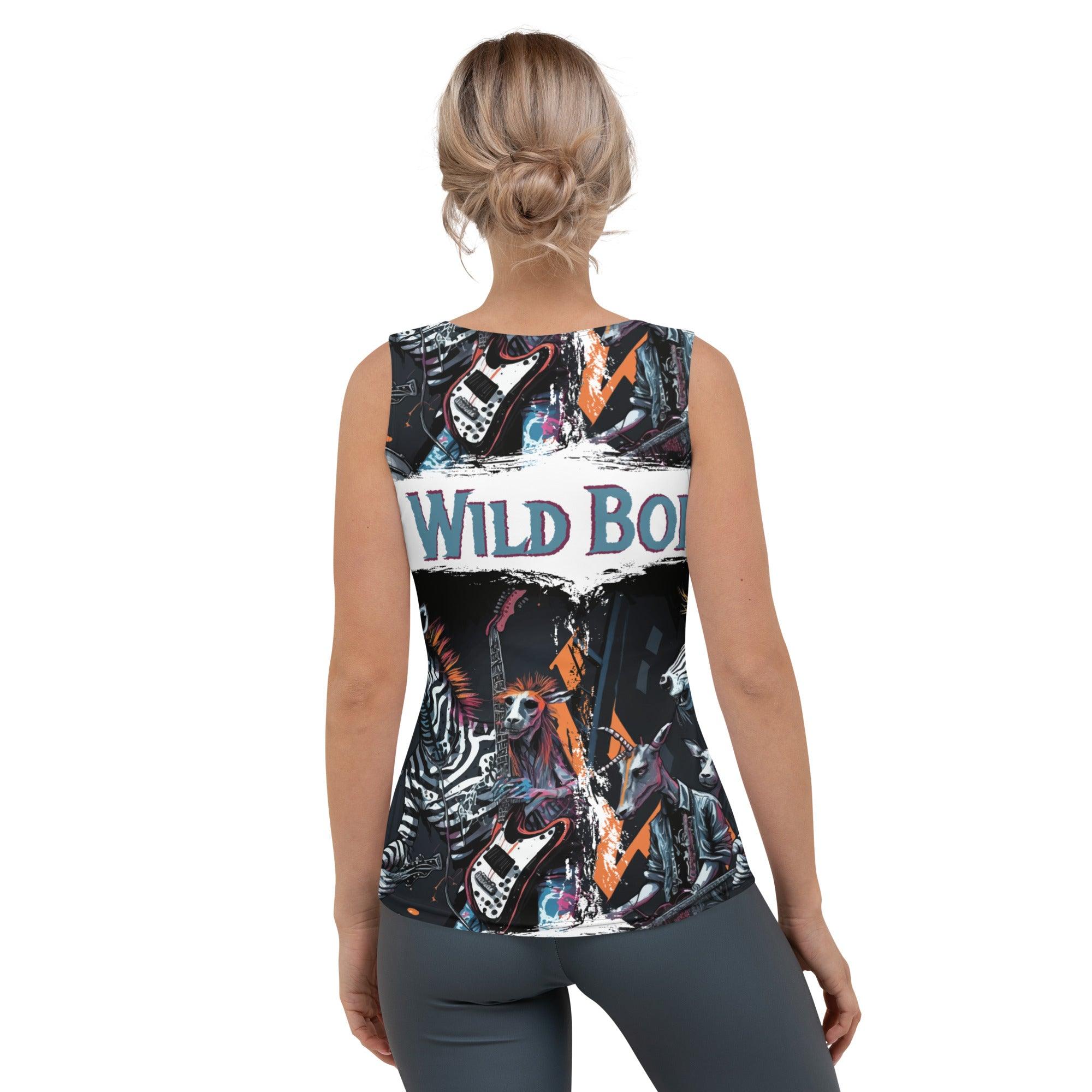Born Wild Sublimation Cut & Sew Tank Top - Beyond T-shirts