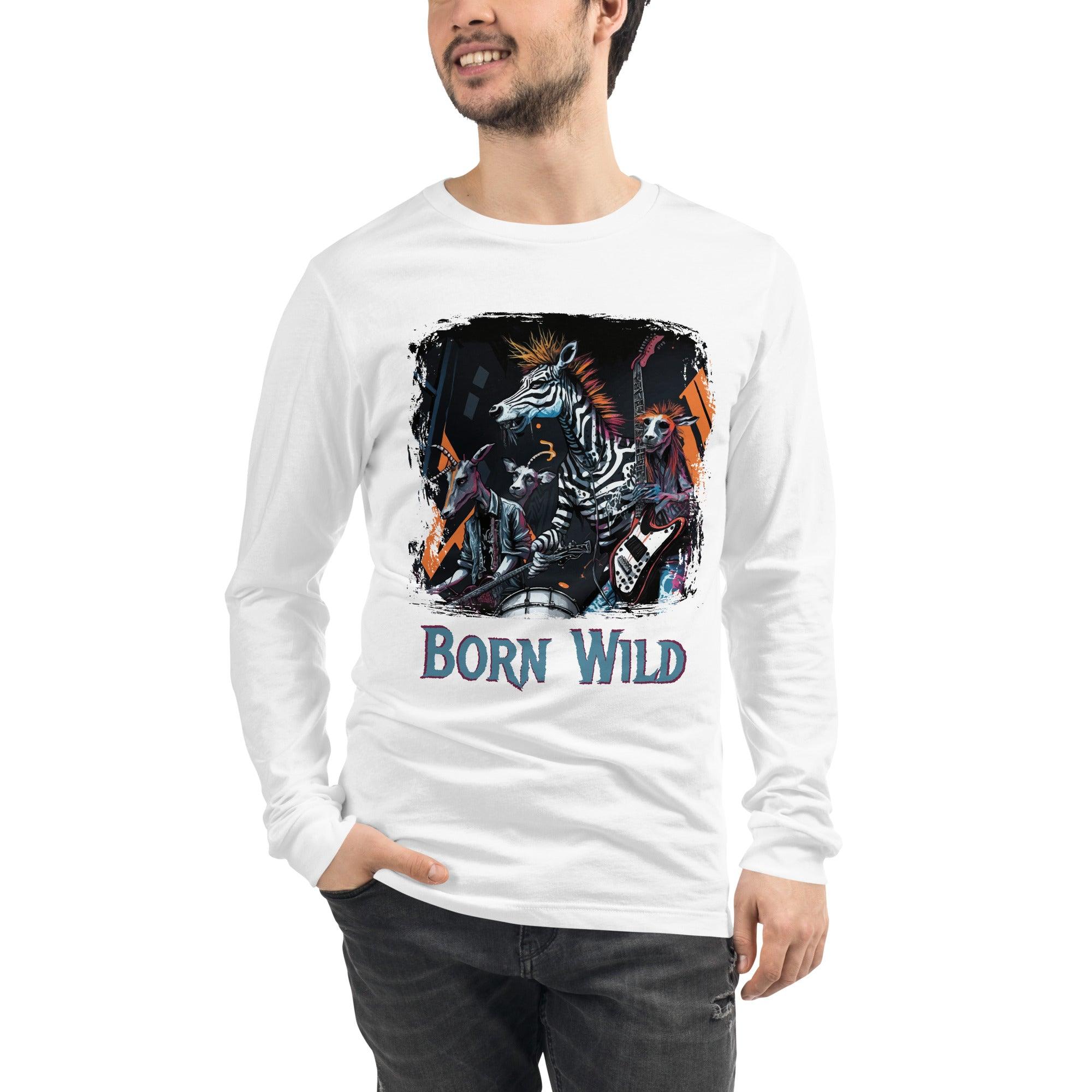 Born Wild Unisex Long Sleeve Tee - Beyond T-shirts