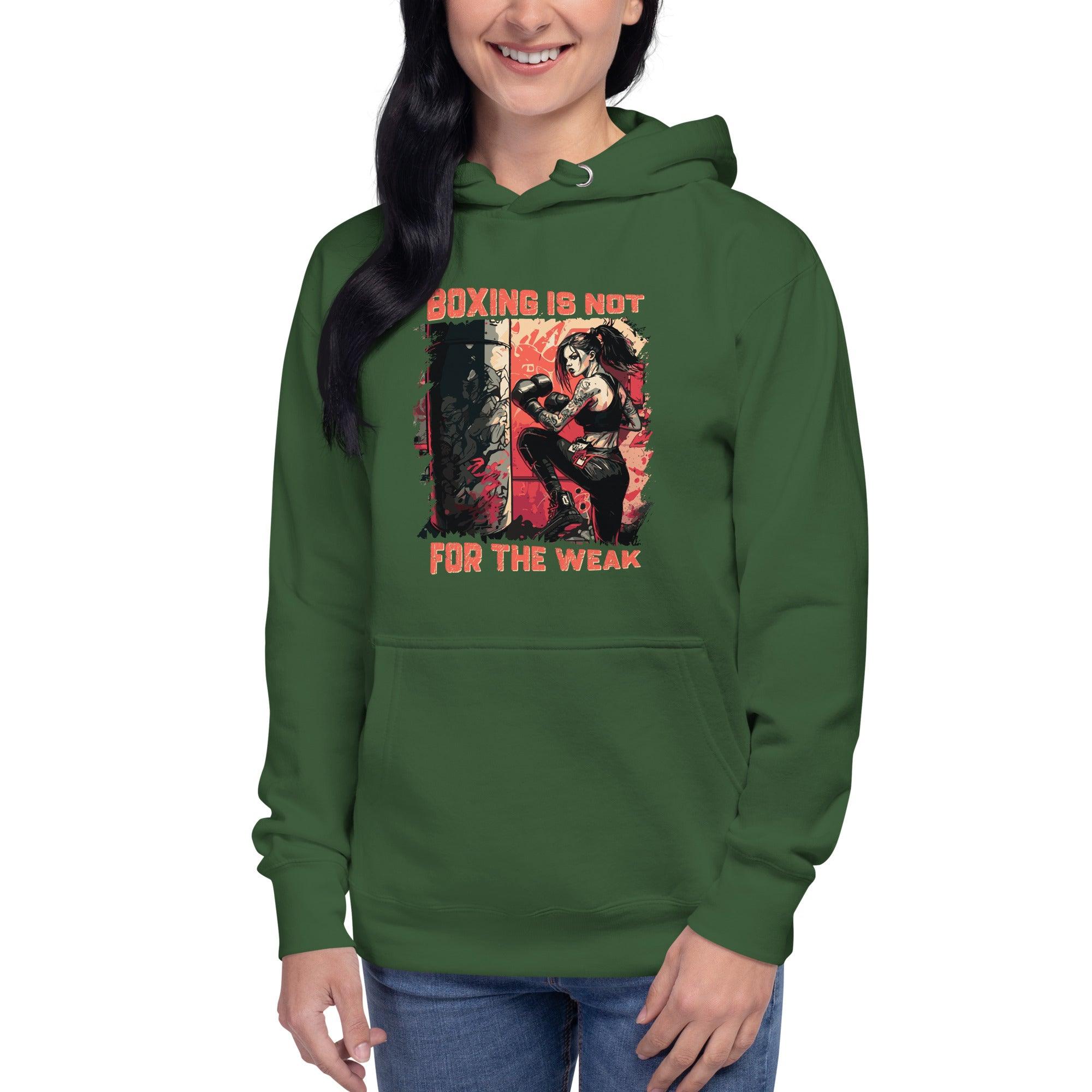 Boxing Is Not for The Weak Unisex Hoodie - Beyond T-shirts
