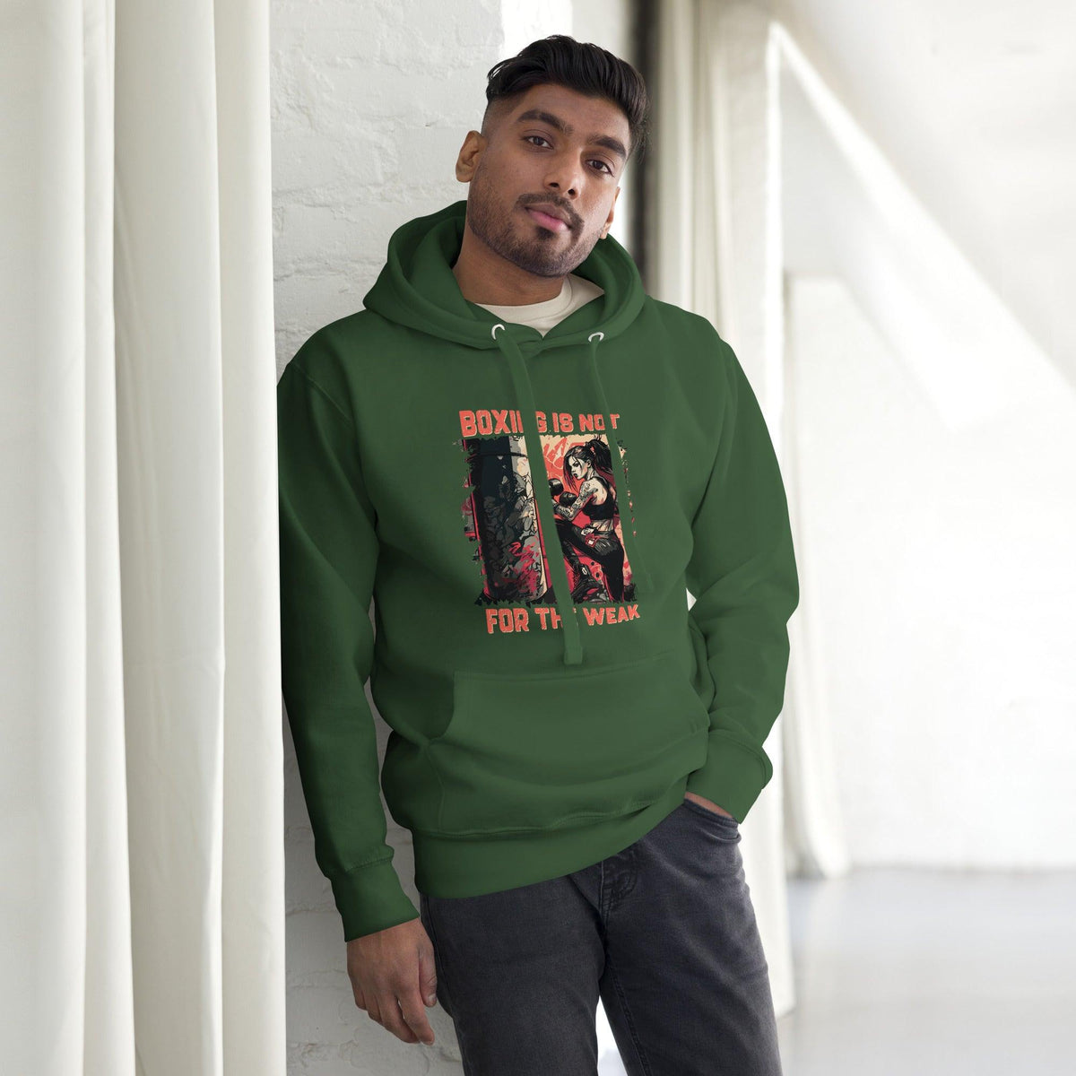 Boxing Is Not for The Weak Unisex Hoodie - Beyond T-shirts