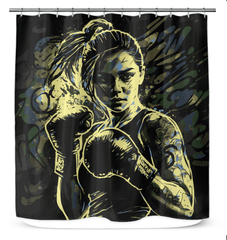 Boxing Inspired Shower Curtain - Shop Now