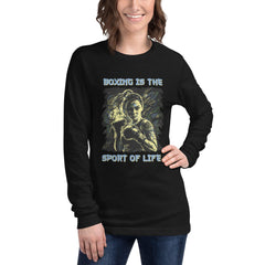 Boxing Is The Sport Of Life Unisex Long Sleeve Tee - Beyond T-shirts