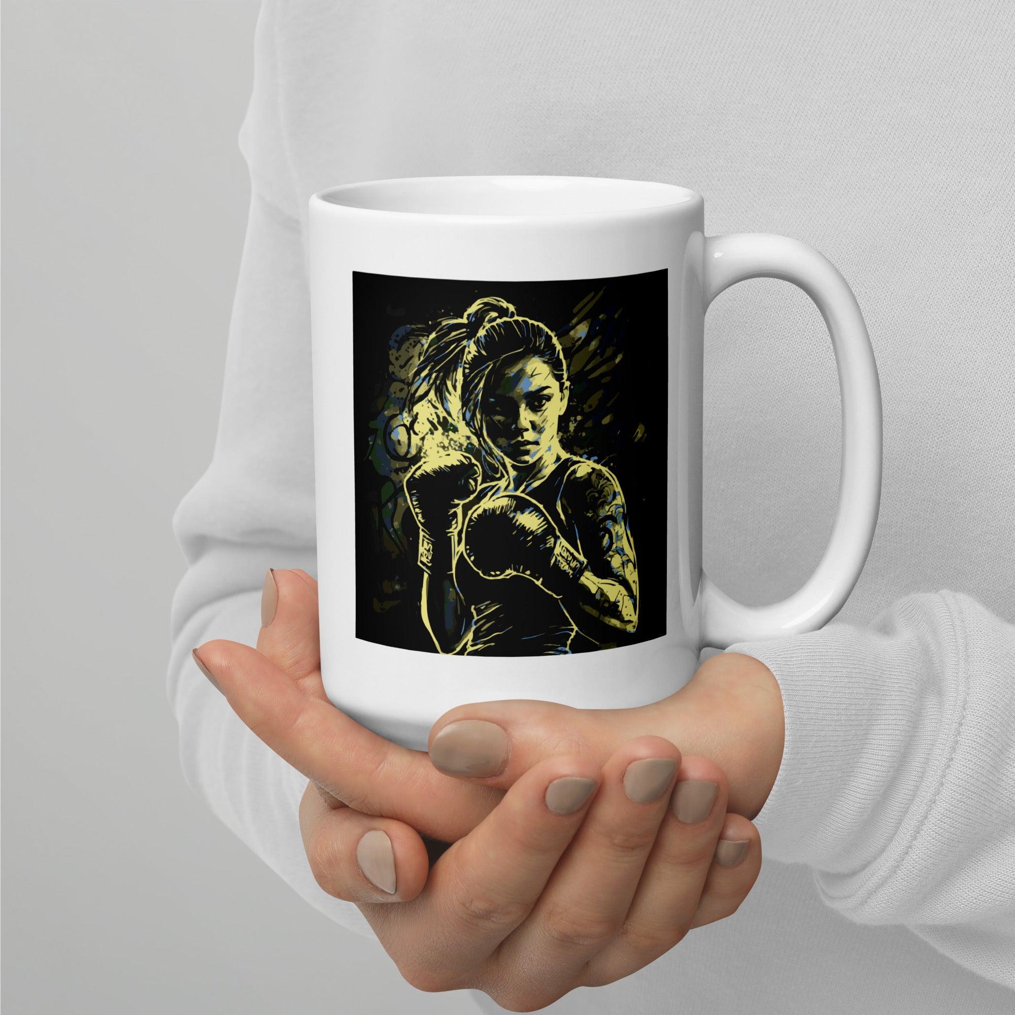 Boxing is the Sport of Life Mug Front View