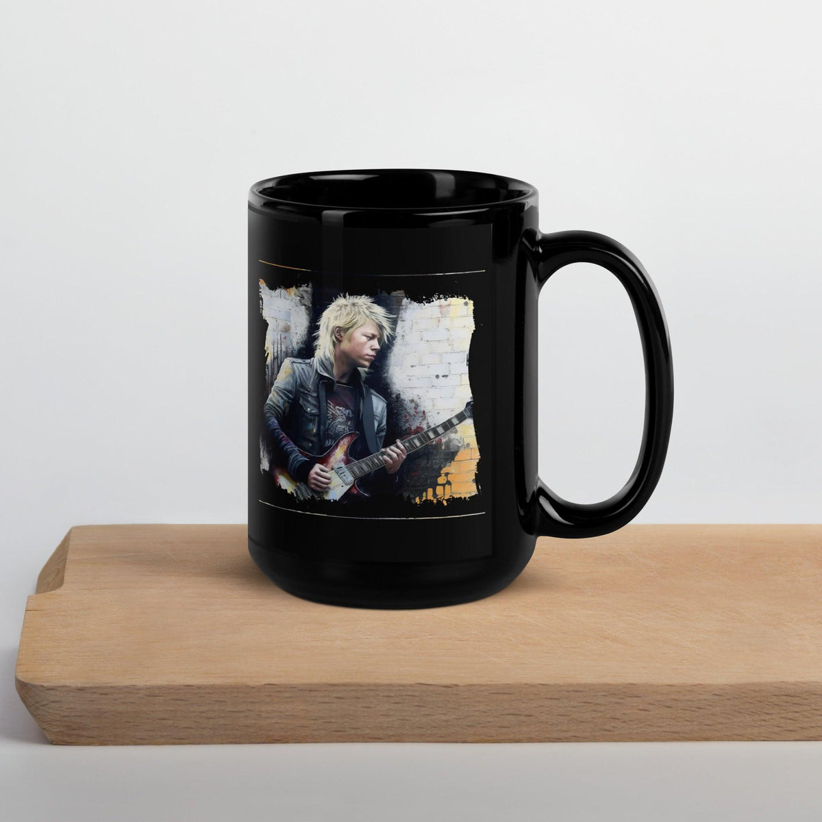 Breaking Musical Barriers Black Glossy Mug - Beyond T-shirts