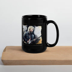 Breaking Musical Barriers Black Glossy Mug - Beyond T-shirts