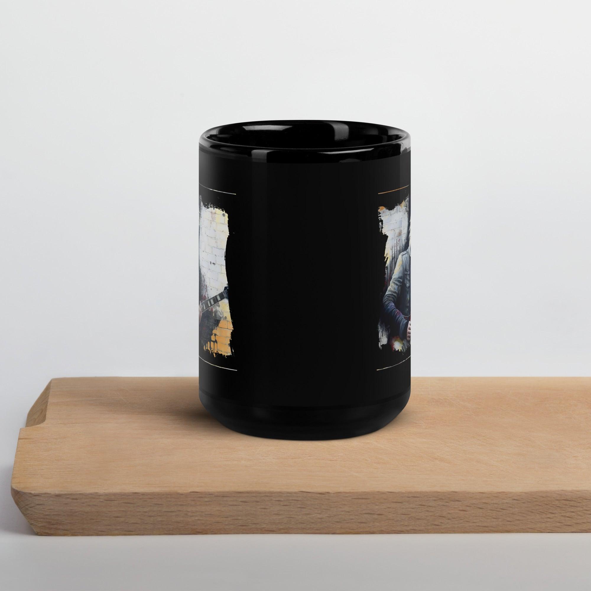 Breaking Musical Barriers Black Glossy Mug - Beyond T-shirts