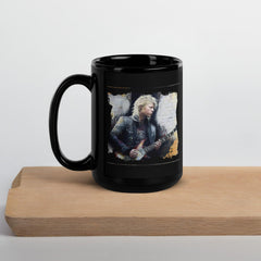 Breaking Musical Barriers Black Glossy Mug - Beyond T-shirts