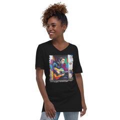 Breaking Musical Barriers Unisex Short Sleeve V-Neck T-Shirt - Beyond T-shirts