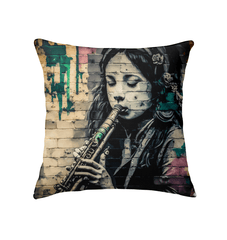 Breathing Life Into Music Indoor Pillow - Beyond T-shirts