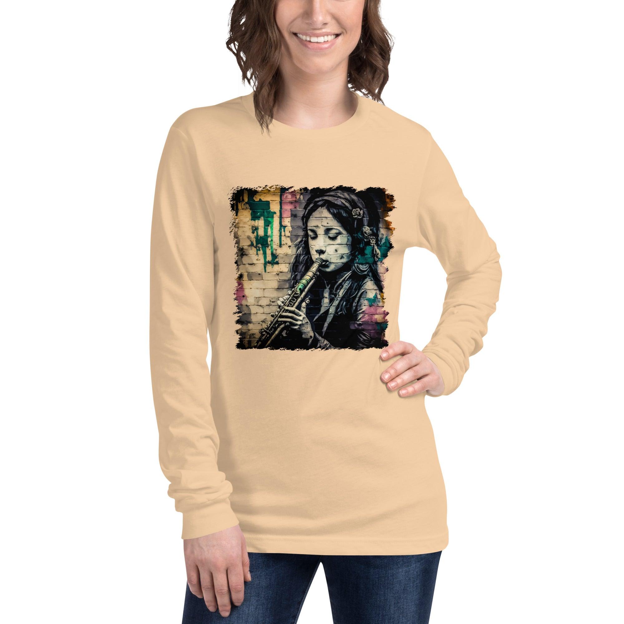 Breathing Life Into Music Unisex Long Sleeve Tee - Beyond T-shirts