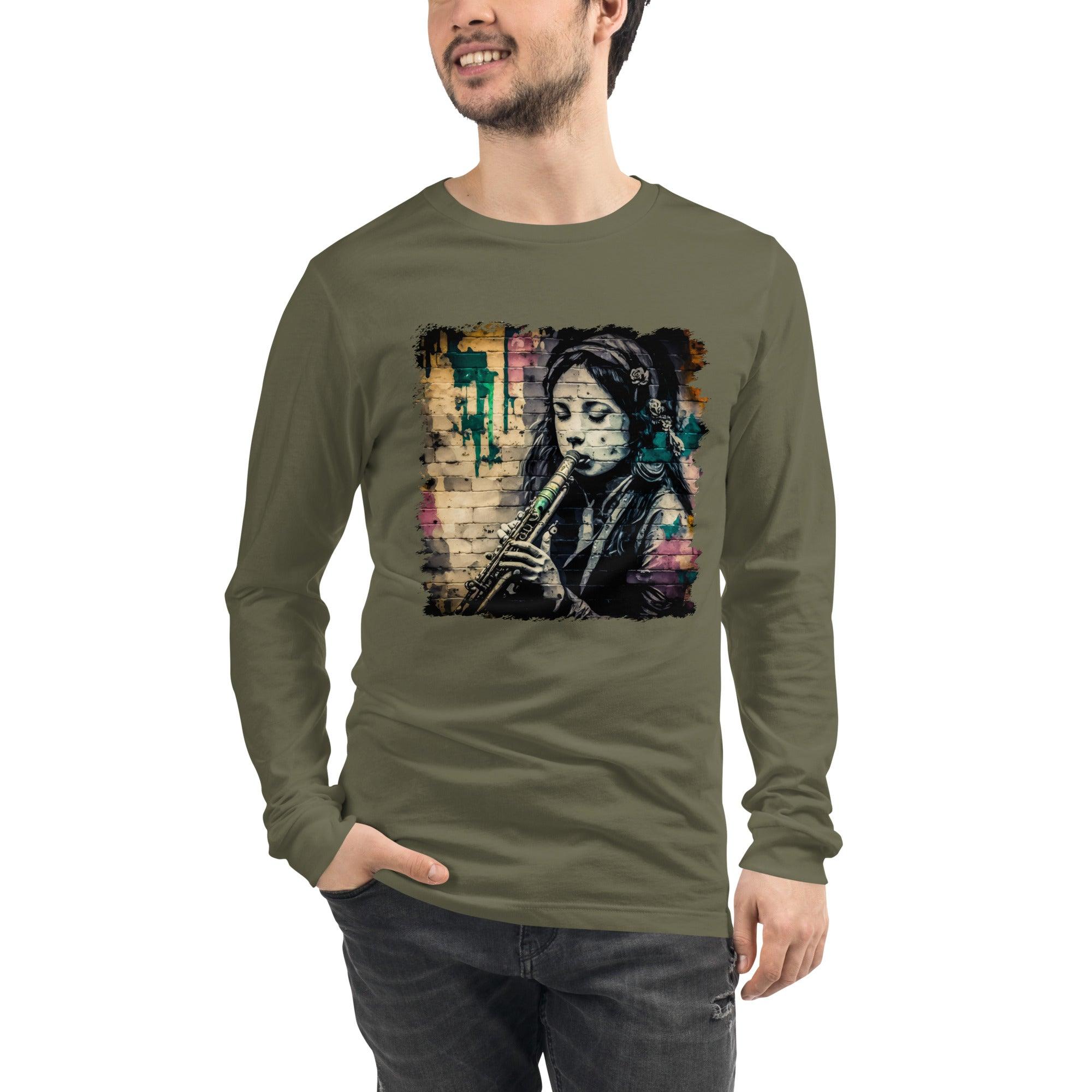 Breathing Life Into Music Unisex Long Sleeve Tee - Beyond T-shirts