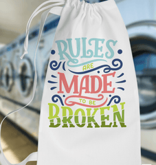 Broken Rules Laundry Bag - Beyond T-shirts