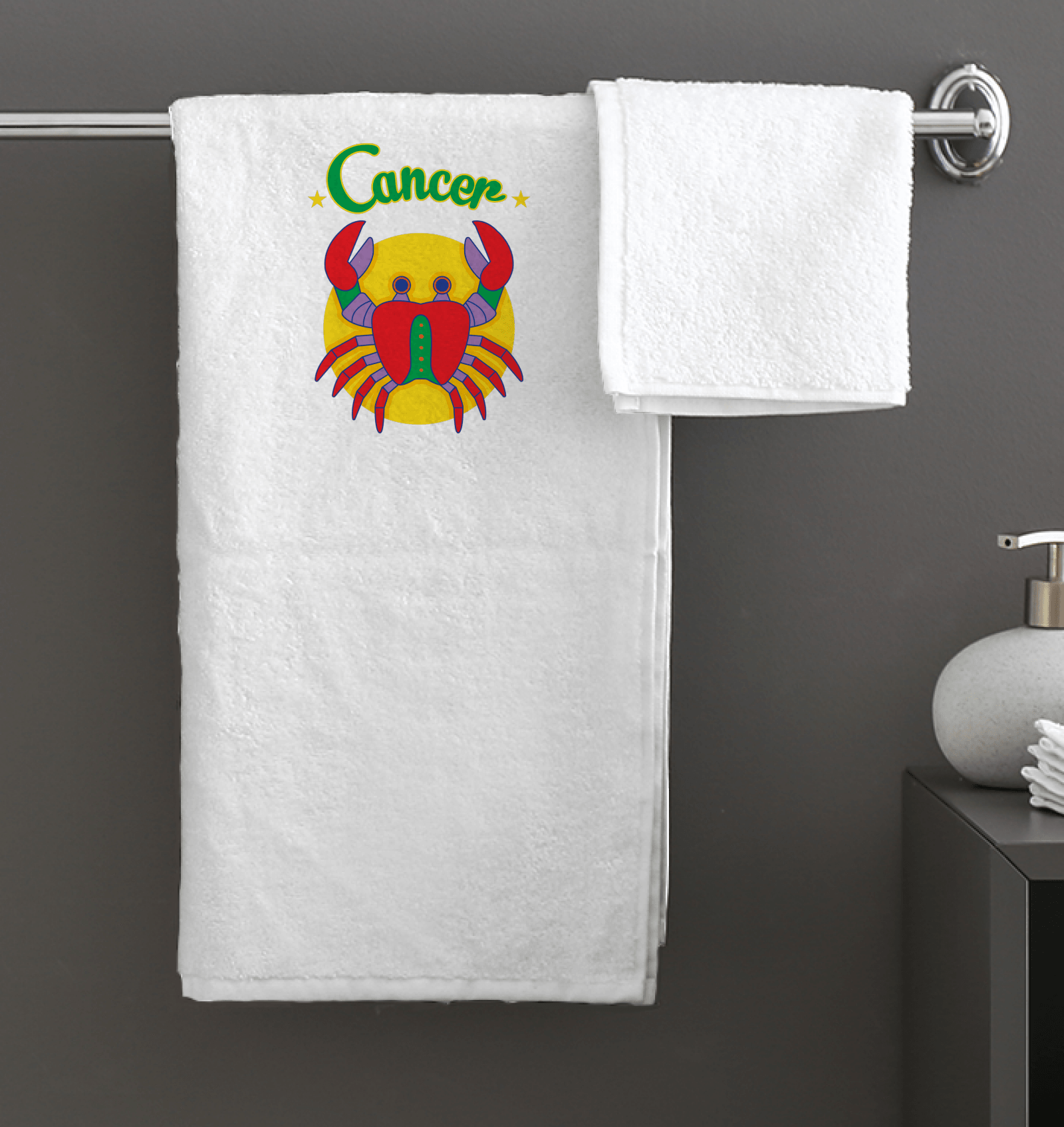 Cancer Bath Towel | Zodiac Series 5 - Beyond T-shirts