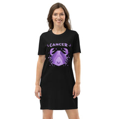 Cancer Organic Cotton T-shirt Dress | Zodiac Series 2 - Beyond T-shirts