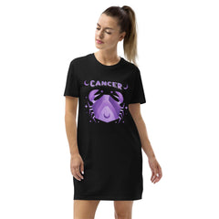 Cancer Organic Cotton T-shirt Dress | Zodiac Series 2 - Beyond T-shirts