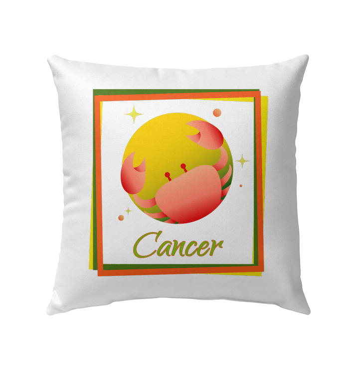 Cancer Outdoor Pillow | Zodiac Series 3 - Beyond T-shirts