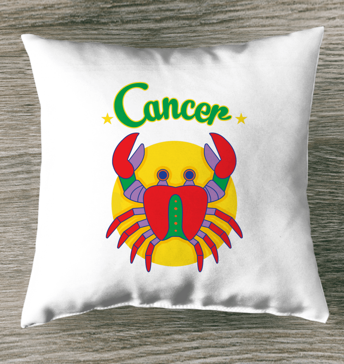 Cancer Outdoor Pillow | Zodiac Series 5 - Beyond T-shirts
