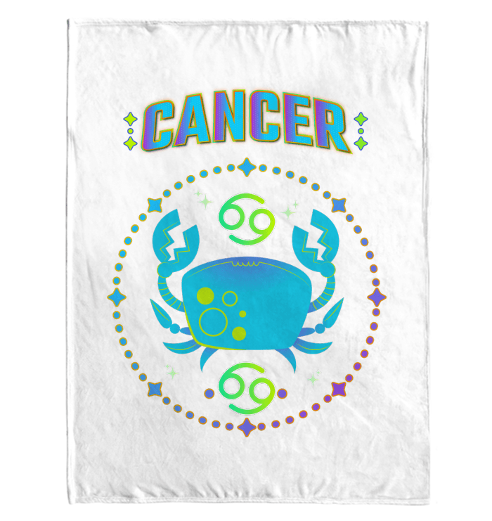 Cancer Sherpa Blanket | Zodiac Series 1 - Beyond T-shirts