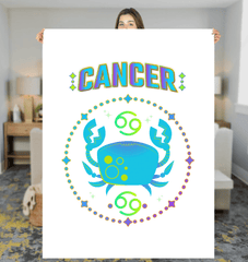 Cancer Sherpa Blanket | Zodiac Series 1 - Beyond T-shirts