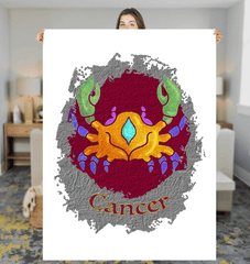 Cancer Sherpa Blanket | Zodiac Series 11 - Beyond T-shirts