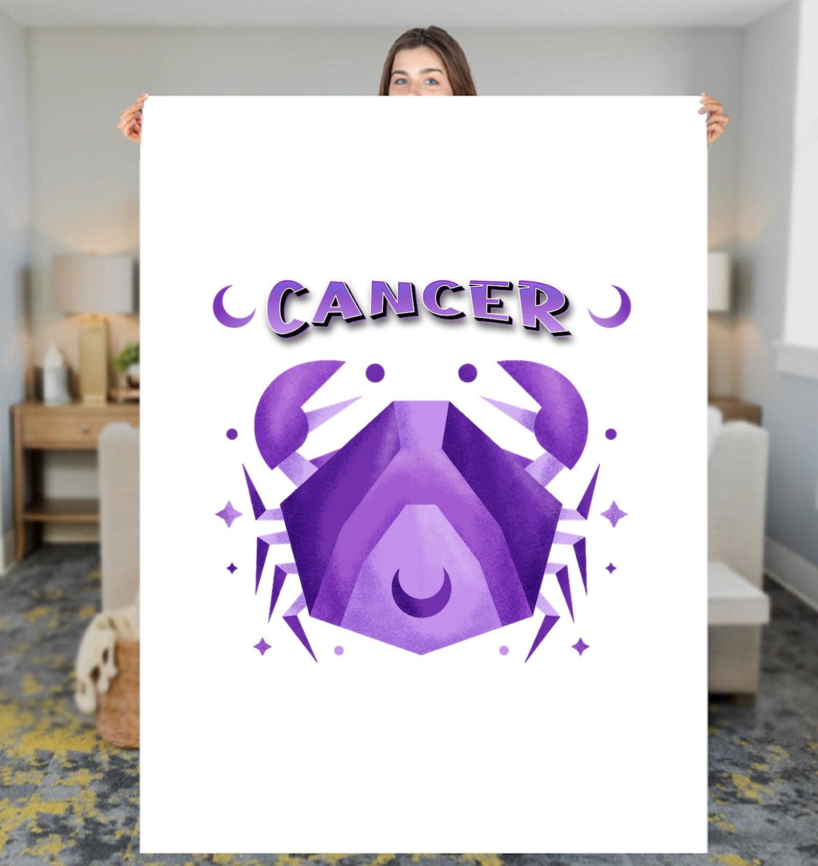 Cancer Sherpa Blanket | Zodiac Series 2 - Beyond T-shirts