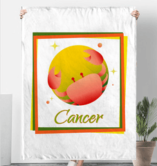 Cancer Sherpa Blanket | Zodiac Series 3 - Beyond T-shirts