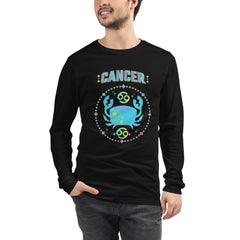 Cancer Unisex Long Sleeve Tee | Zodiac Series 1 - Beyond T-shirts