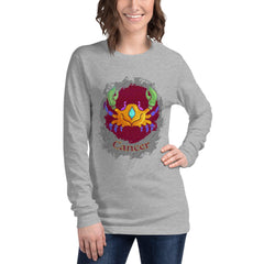 Cancer Unisex Long Sleeve Tee | Zodiac Series 11 - Beyond T-shirts