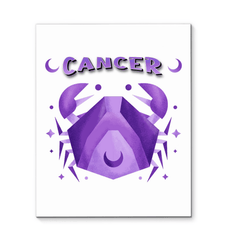 Cancer Wrapped Canvas 16x20 | Zodiac Series 2 - Beyond T-shirts