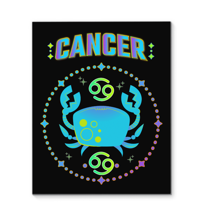 Cancer Wrapped Canvas | Zodiac series 1 - Beyond T-shirts