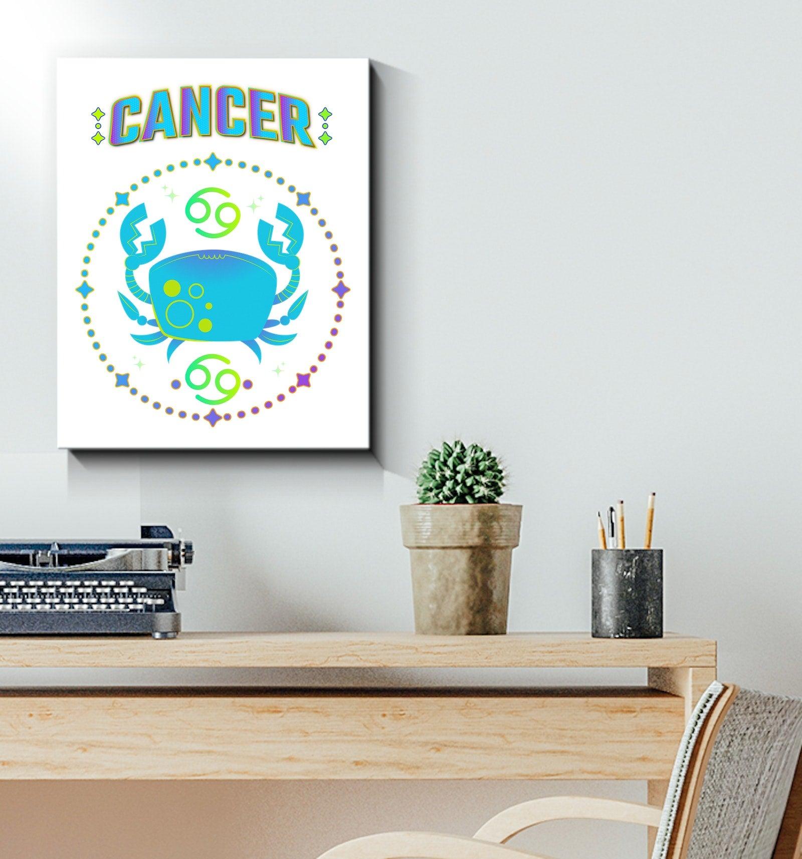 Cancer Wrapped Canvas | Zodiac series 1 - Beyond T-shirts