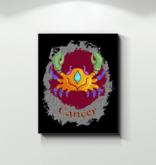 Cancer Wrapped Canvas | Zodiac series 11 - Beyond T-shirts