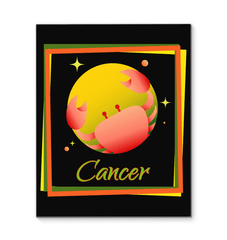 Cancer Wrapped Canvas | Zodiac series 3 - Beyond T-shirts