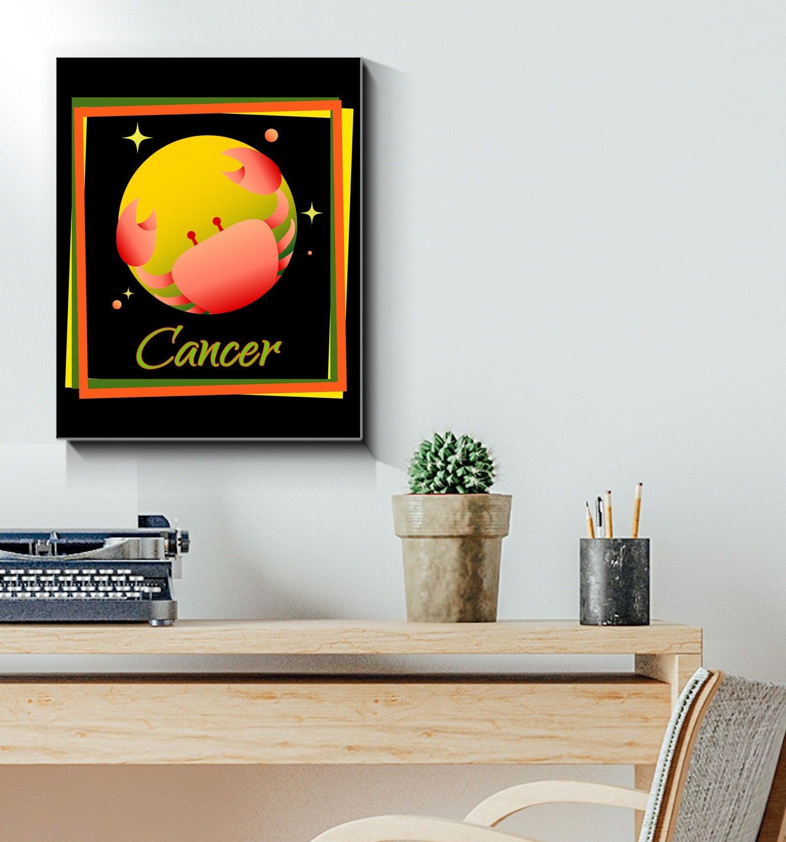 Cancer Wrapped Canvas | Zodiac series 3 - Beyond T-shirts