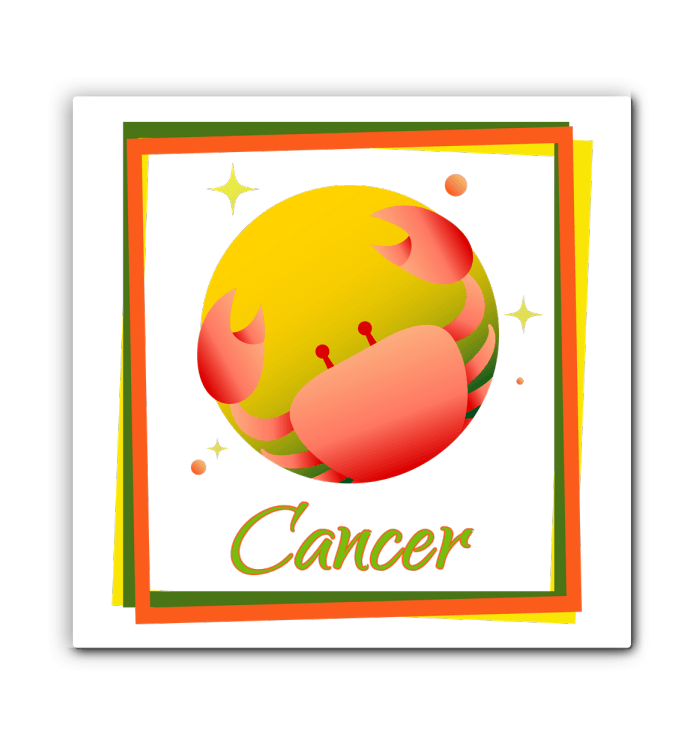 Cancer Wrapped Canvas | Zodiac series 3 - Beyond T-shirts