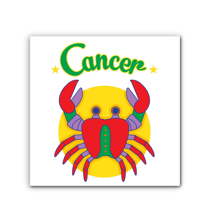 Cancer Wrapped Canvas | Zodiac series 5 - Beyond T-shirts