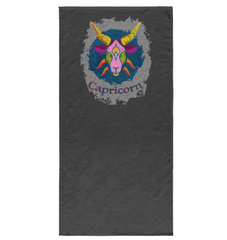 Capricorn Bath Towel | Zodiac Series 11 - Beyond T-shirts