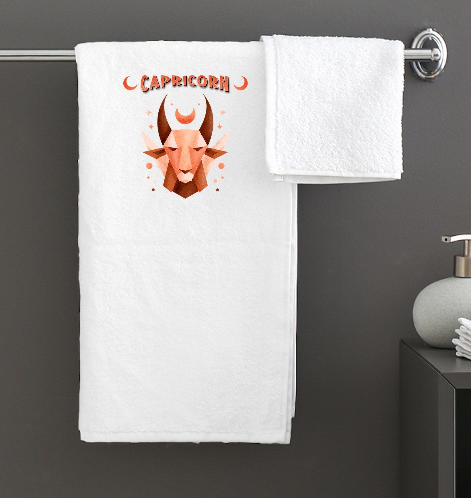 Capricorn Bath Towel | Zodiac Series 2 - Beyond T-shirts