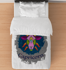 Capricorn Duvet Cover - Twin | Zodiac Series 11 - Beyond T-shirts
