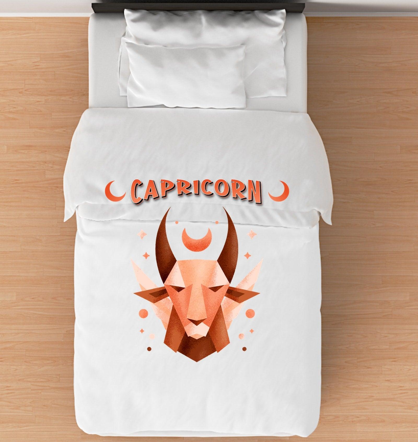 Capricorn Duvet Cover - Twin | Zodiac Series 2 - Beyond T-shirts
