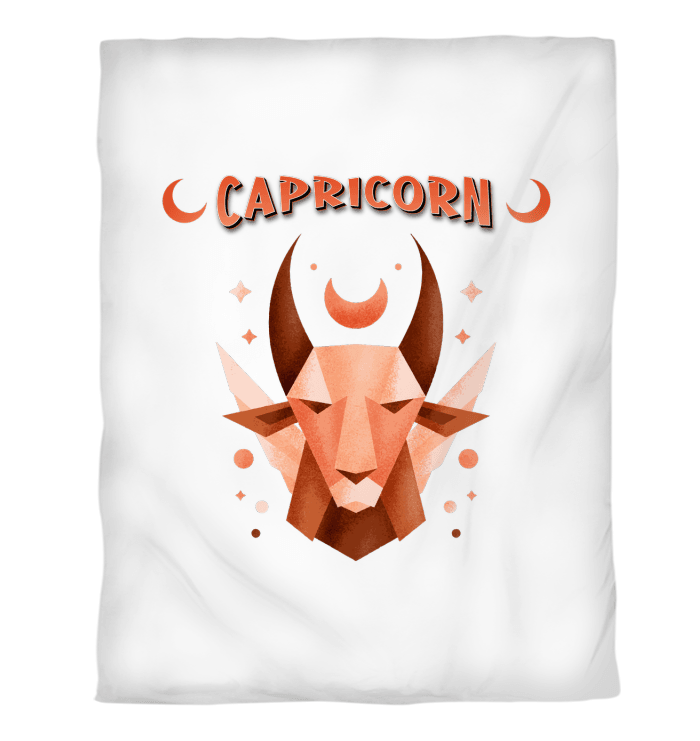 Capricorn Duvet Cover - Twin | Zodiac Series 2 - Beyond T-shirts