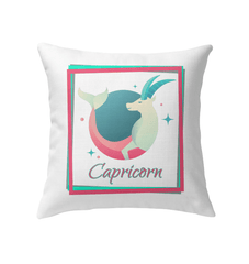 Capricorn Indoor Pillow | Zodiac Series 3 - Beyond T-shirts