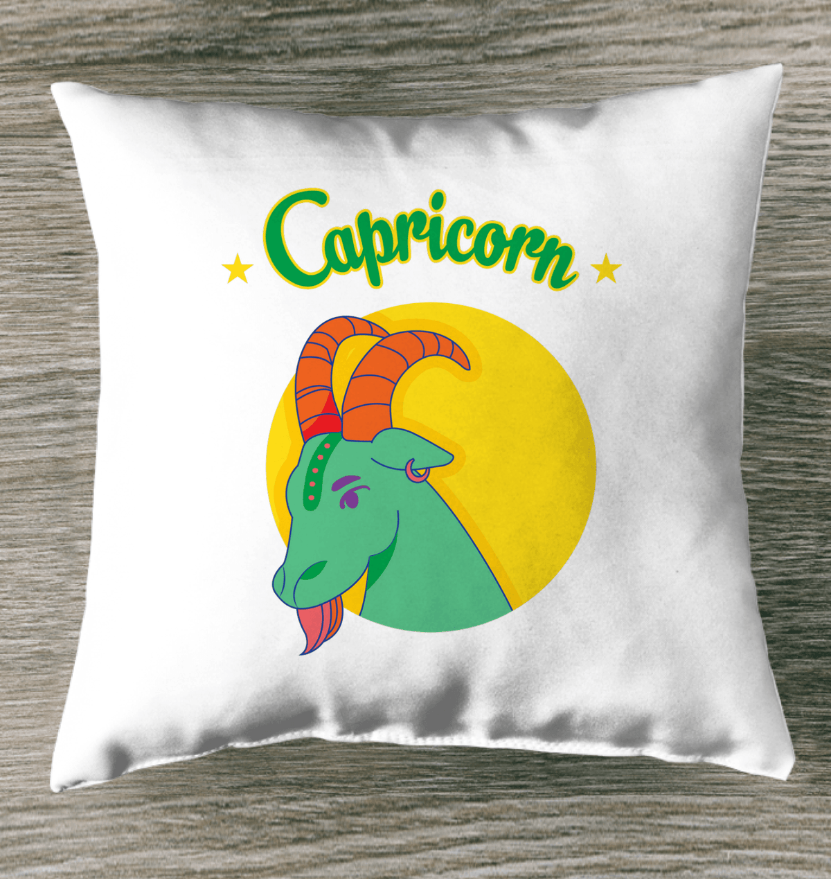 Capricorn Indoor Pillow | Zodiac Series 5 - Beyond T-shirts