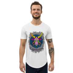 Capricorn Men's Curved Hem T-Shirt | Zodiac Series 11 - Beyond T-shirts