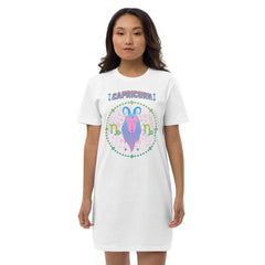 Capricorn Organic Cotton T-Shirt Dress | Zodiac Series 1 - Beyond T-shirts