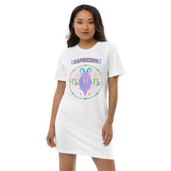 Capricorn Organic Cotton T-Shirt Dress | Zodiac Series 1 - Beyond T-shirts