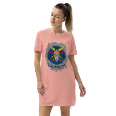 Capricorn Organic Cotton T-shirt Dress | Zodiac Series 11 - Beyond T-shirts